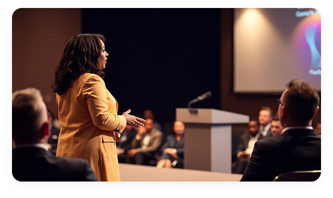Enterprise leaders in a meeting
